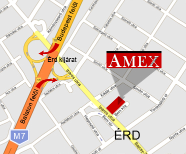 Amex térkép